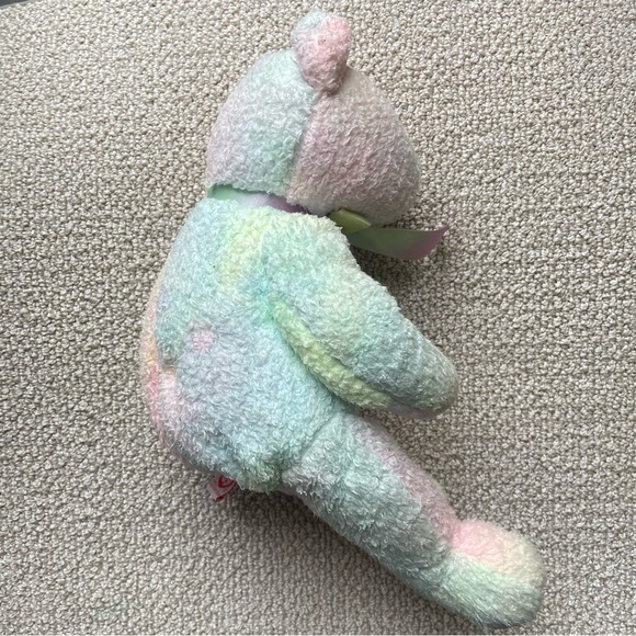Ty Beanie Buddy Groovy the Tie Dye Bear Large 15" 1999 Retired Plush Toy  NWT - Picture 4 of 7